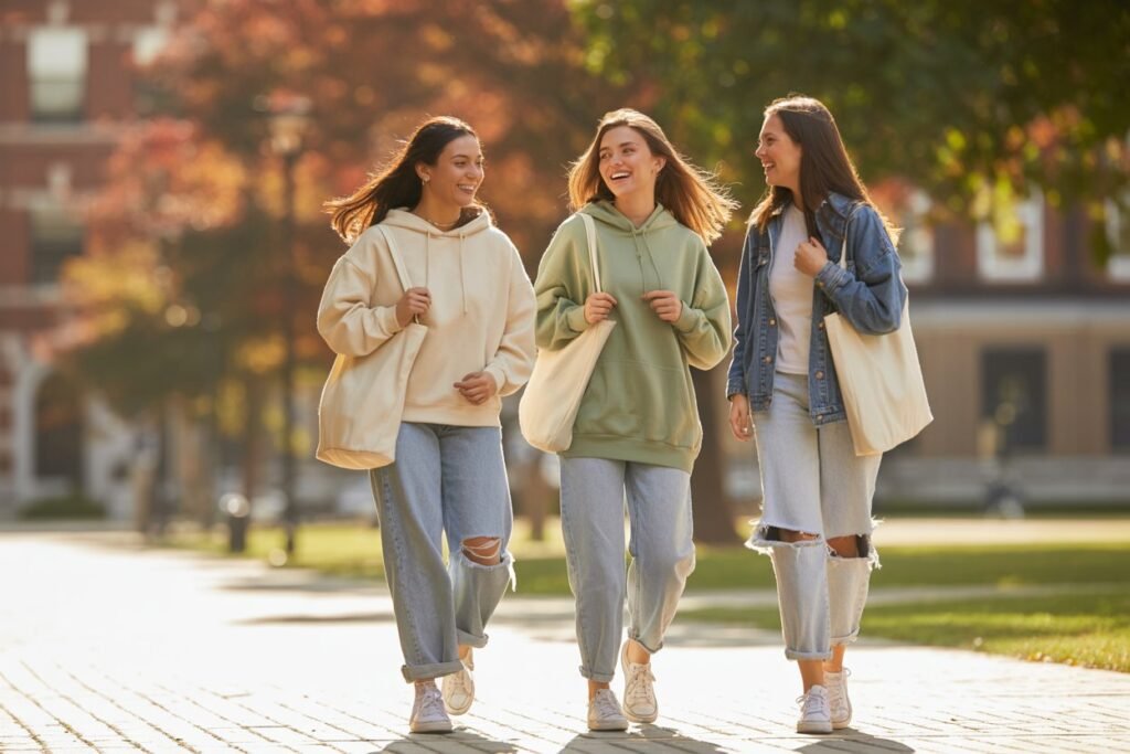 10 Cute & Comfy School Outfit Ideas for College and Teen Girls (With Shopping Lists!)